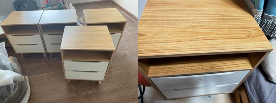 Tủ đầu giường đơn giản chắc chắn TDGPT004