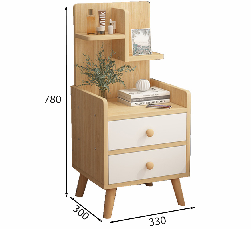 Tủ đầu giường phong cách Bắc Âu TDGPT003