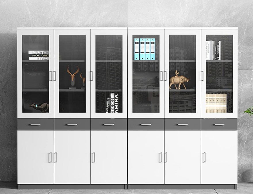 Tủ Đựng Hồ Sơ Đẹp Thiết Kế Thanh Lịch PT1054