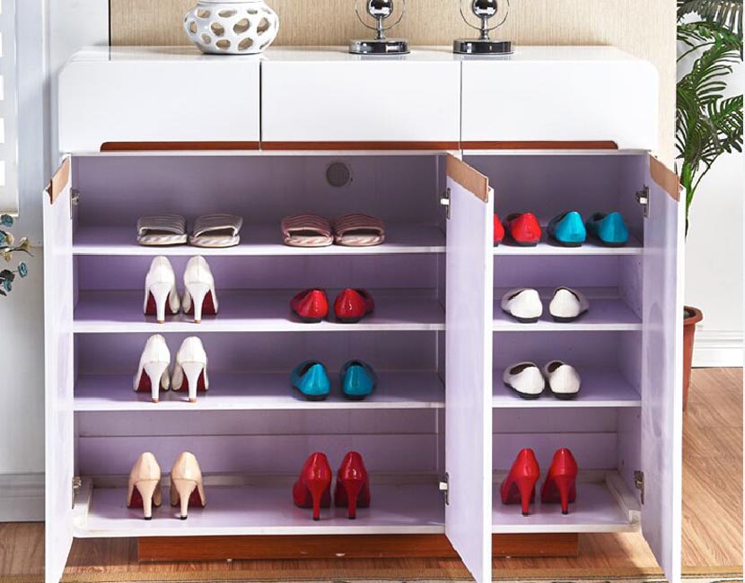 Tủ giày gỗ phong cách hiện đại PT1043