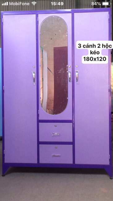 Tủ Quần Áo Sắt PT070