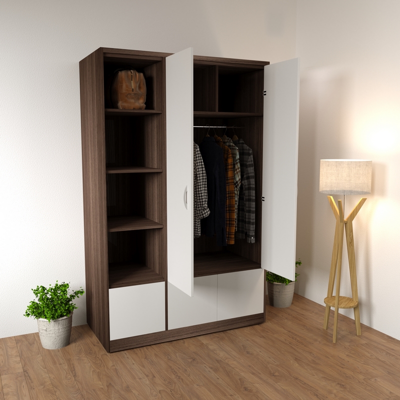 Tủ Quần Áo 2 Cánh Ngăn Chứa Đồ