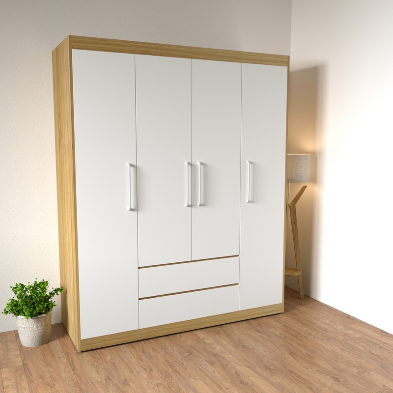 Tủ Quần Áo 4 Cánh