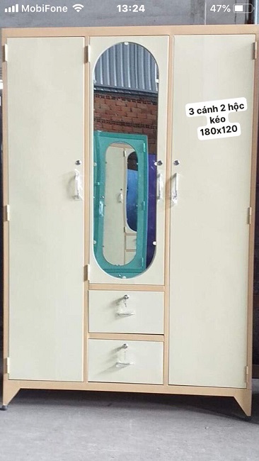 Tủ Quần Áo Sắt PT064