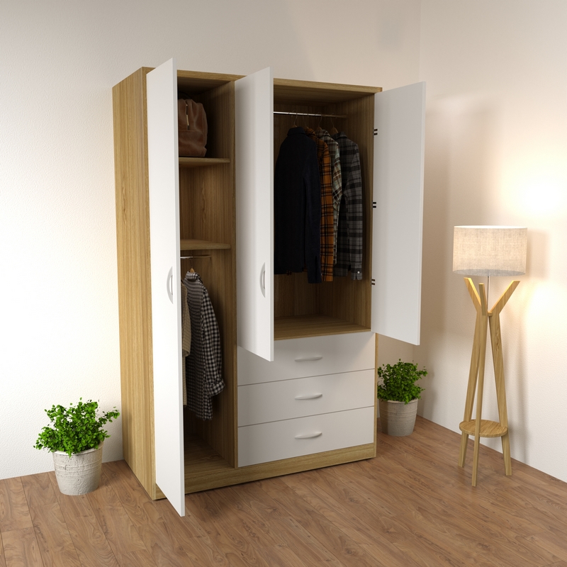 Tủ Quần Áo Gỗ Công Nghiệp