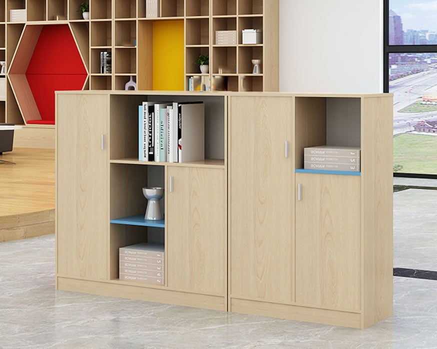 Tủ văn phòng hiện đại bằng gỗ PT1041