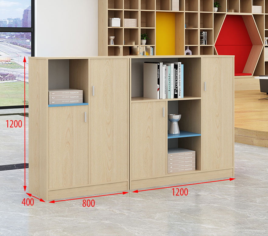 Tủ văn phòng hiện đại bằng gỗ PT1041