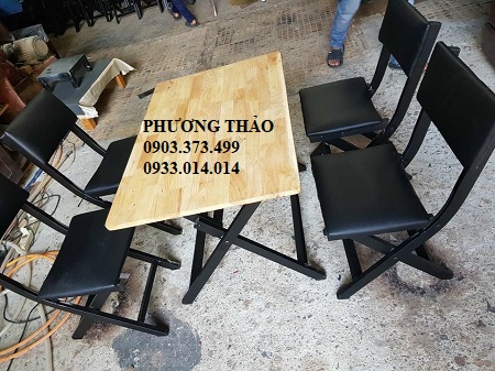 BỘ BÀN GHẾ XẾP QUÁN NHẬU PT609
