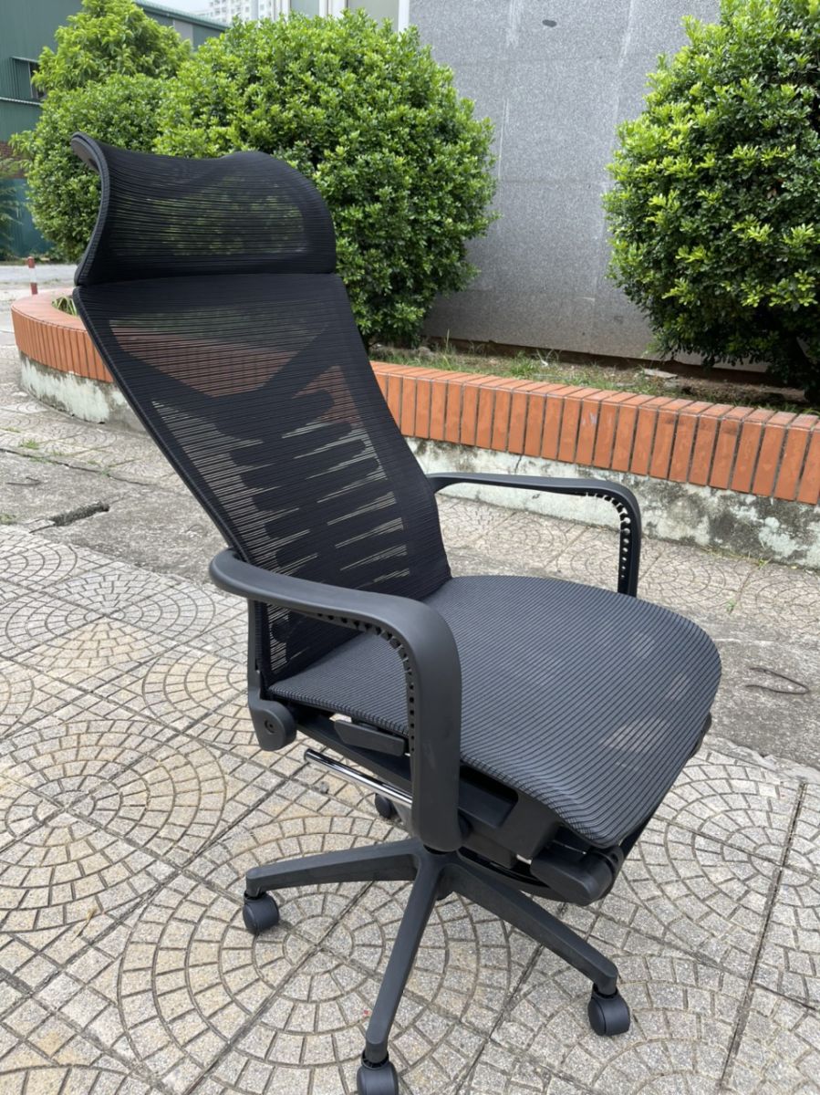 Ghế Xoay Lưới Ngả Lưng Kê Chân PT1025