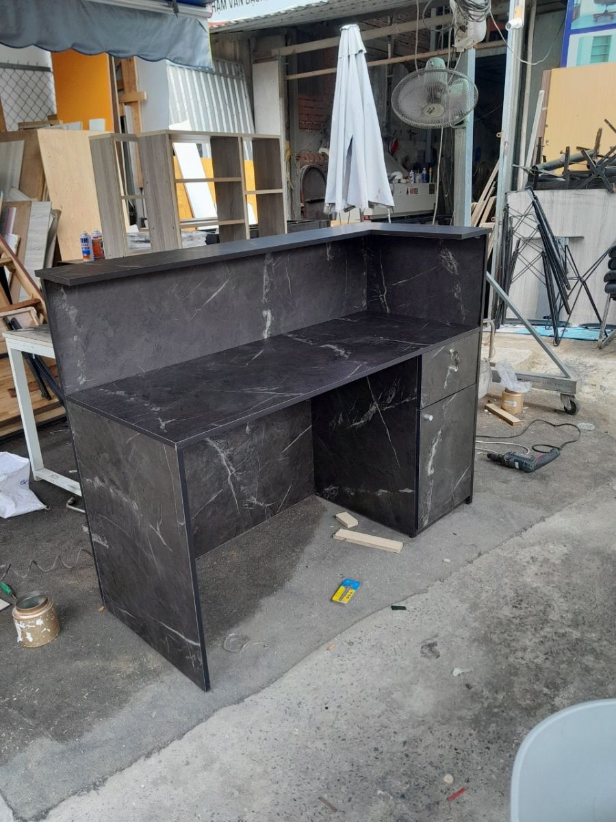 QUẦY LỄ TÂN GIẢ ĐÁ KÍCH THƯỚC NHỎ PT997