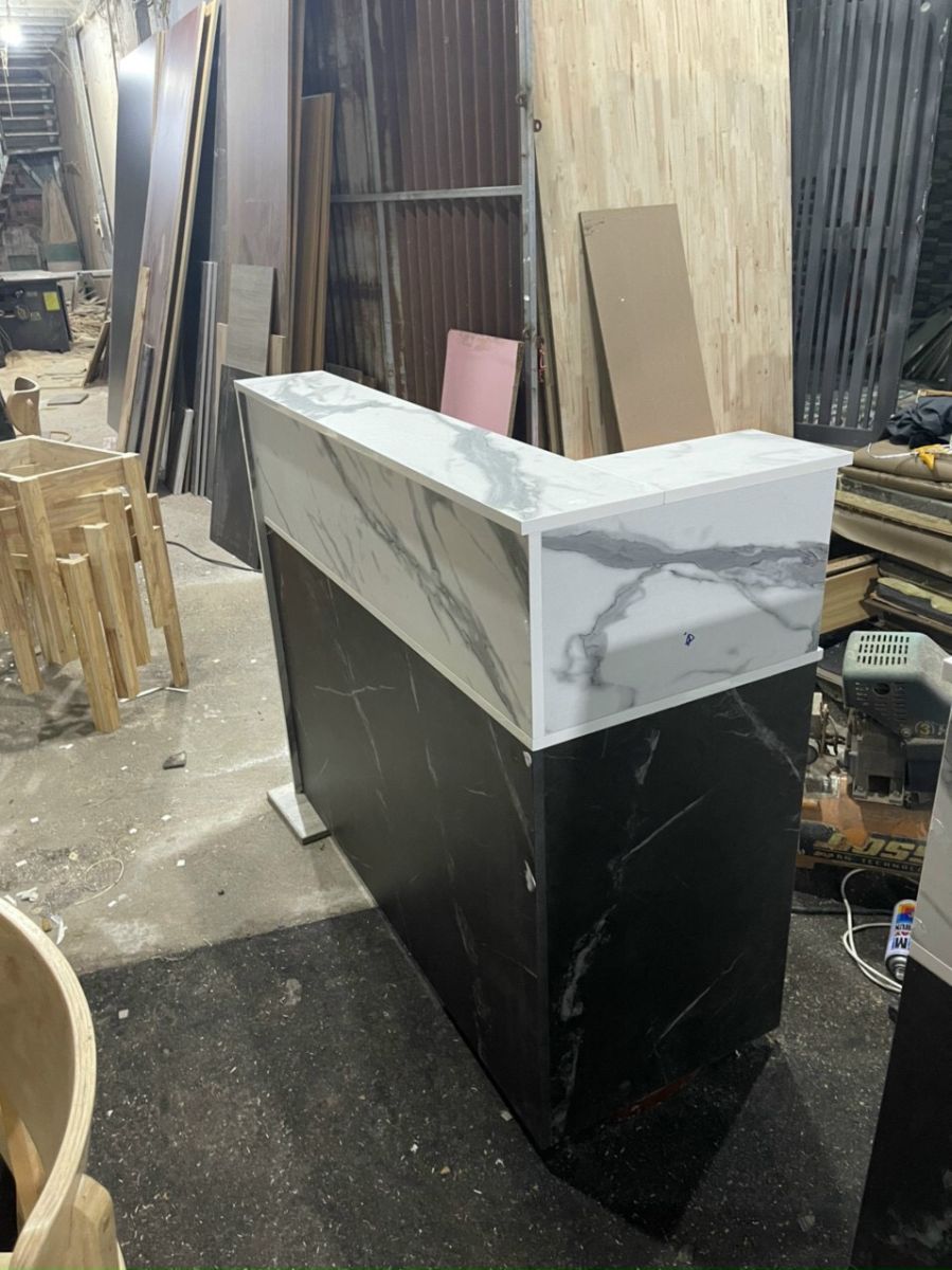 QUẦY LỄ TÂN GIẢ ĐÁ KÍCH THƯỚC NHỎ PT997