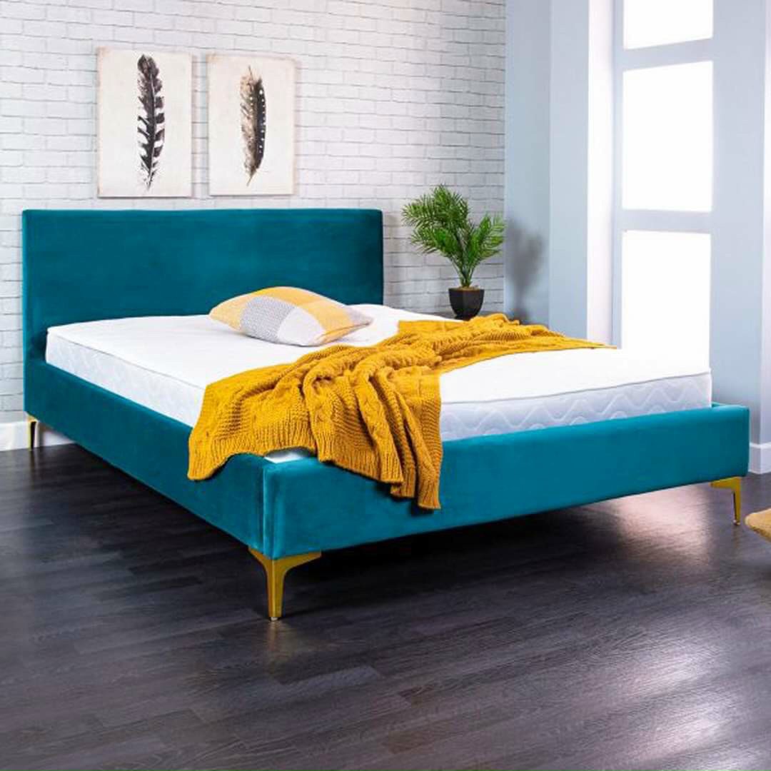 Giường Bọc Vải Nhung 1m6 X2m PT004