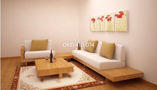 Ghế sofa góc kiểu Nhật lùn