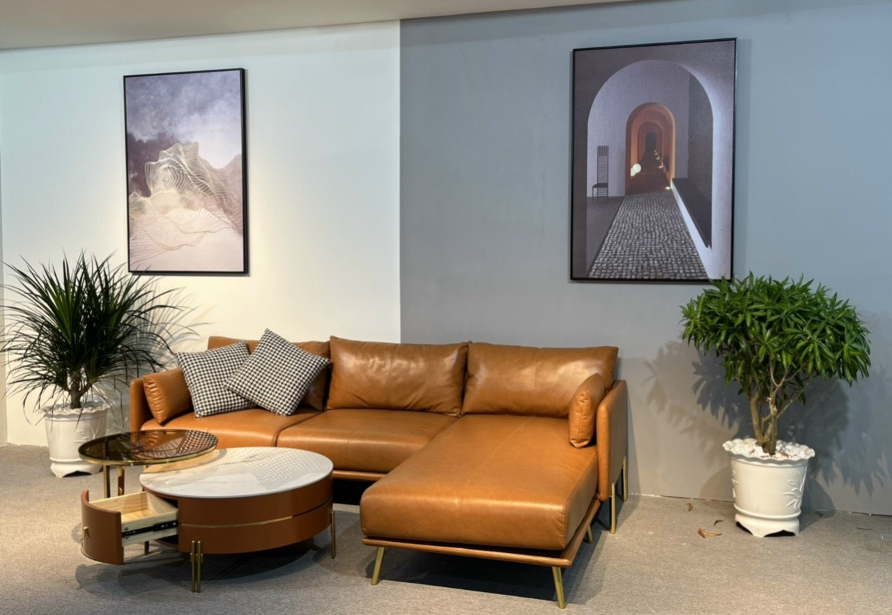 sofa da nhập khẩu PT1020