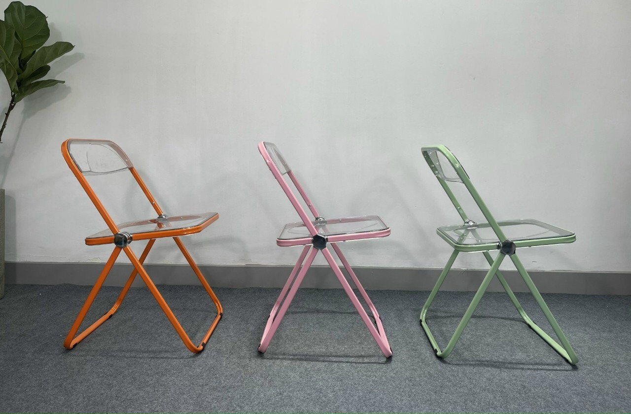 Ghế gấp trong suốt Acrylic cao cấp PT1022