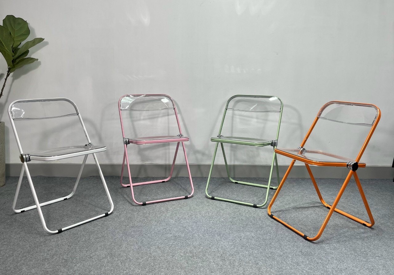 Ghế gấp trong suốt Acrylic cao cấp PT1022