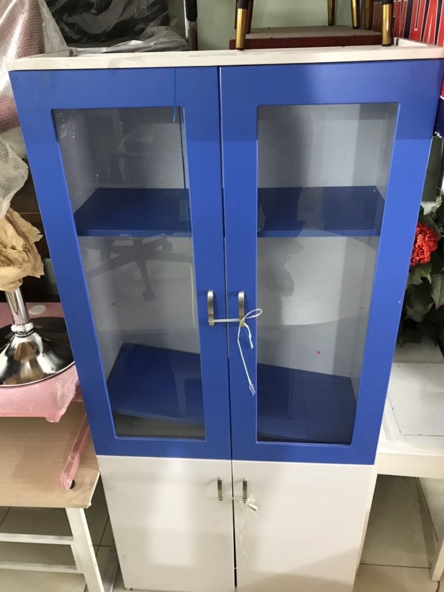 Tủ tài liệu gỗ 2 cánh thanh lý mới 85%